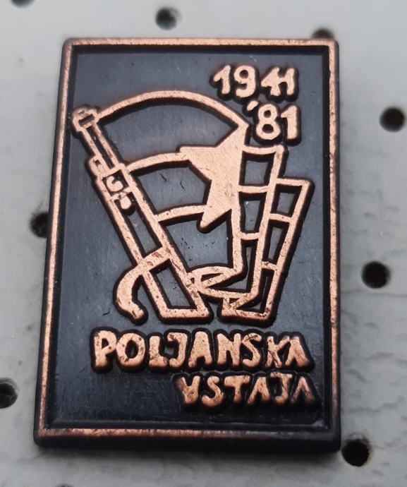 Značka NOB Poljanska vstaja 1941/1981