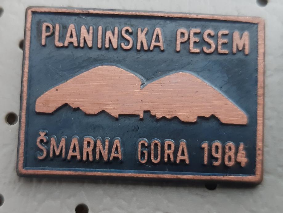 Značka Planinska pesem Šmarna gora 1984