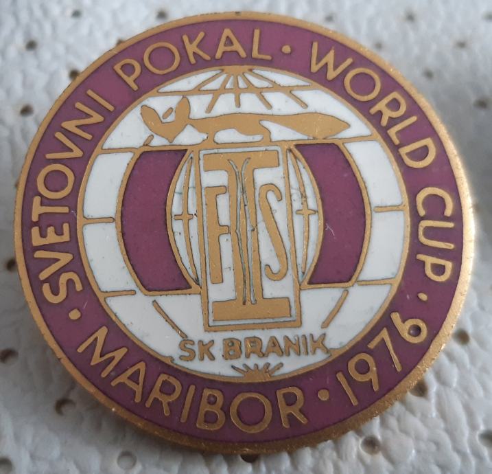 Značka Zlata lisica Svetovni pokal World cup Maribor 1976