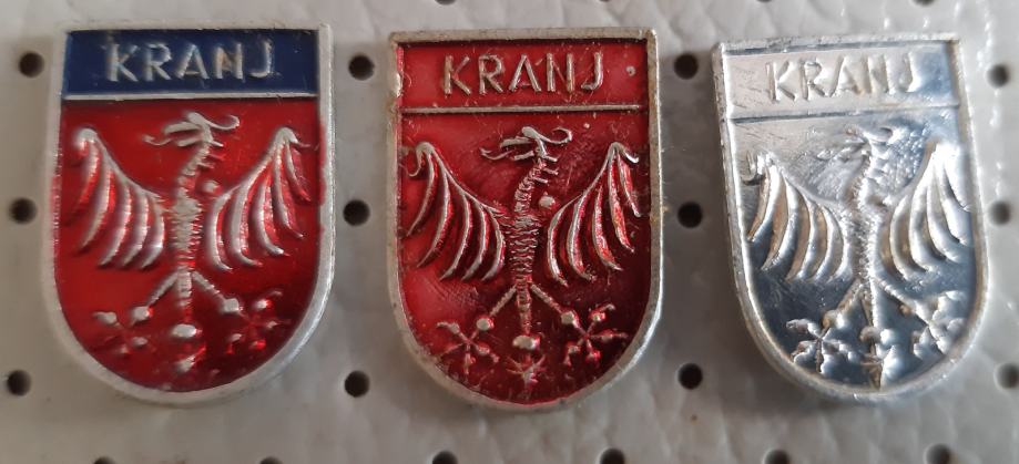 Značke KRANJ  grb orel slovenska mesta I.