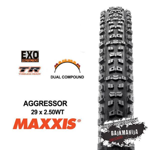 GUMA MAXXIS AGGRESSOR (29x2,5) WT EXO TR DC FOLD