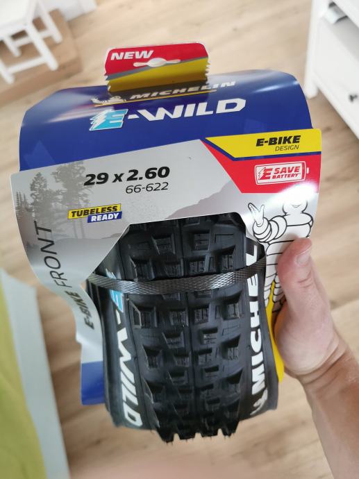 Nov MTB plašč Michelin E-Wild Front GUM-X Competition Line 29x2.6