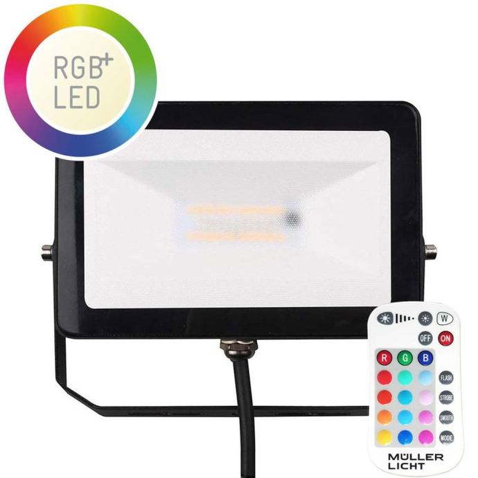 Zunanji IP65 LED RGBW reflektor + daljinski upravljalnik 10W