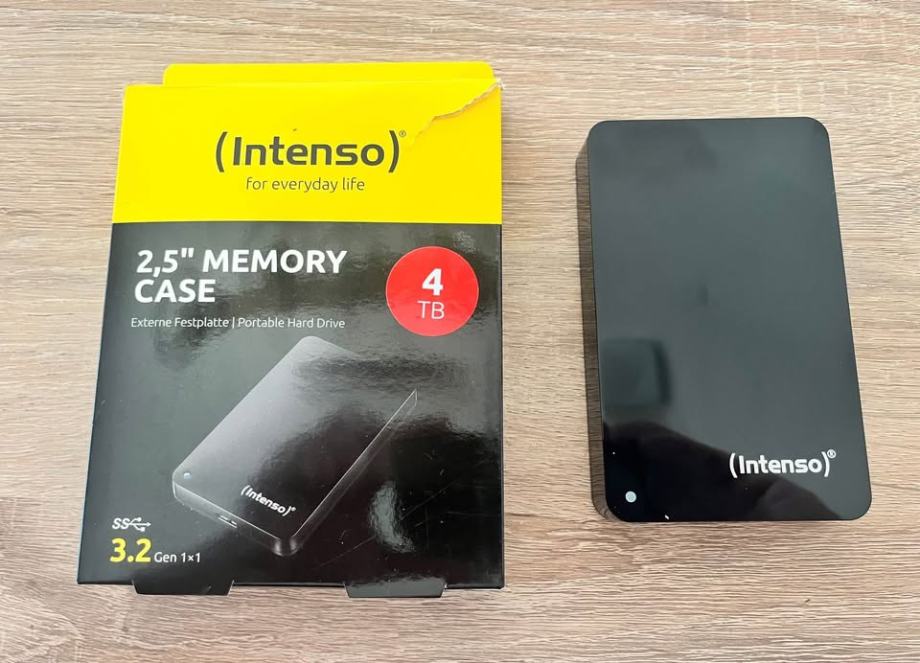 INTENSO zunanji disk 4TB 2,5 Memory Case USB 3.0 NOVO