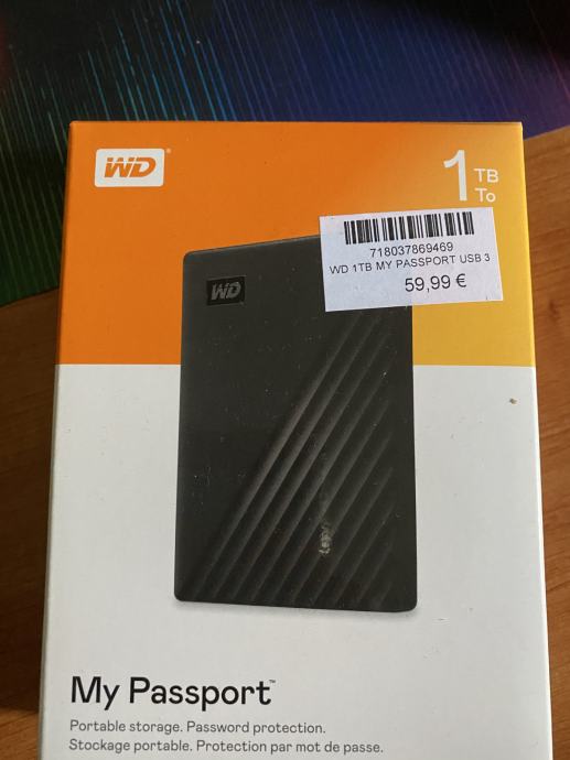 WD portable storage