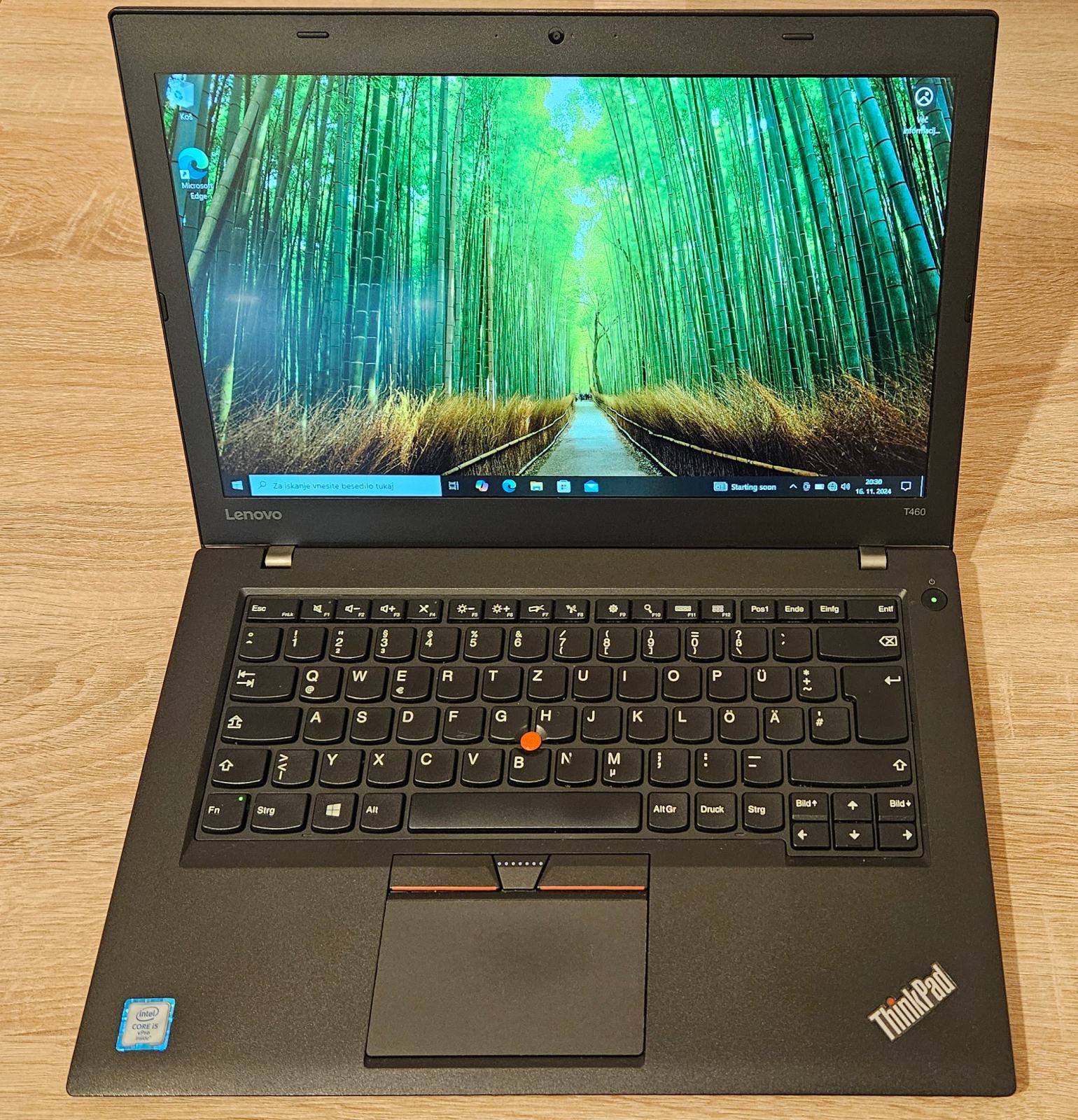 LenovoThinkPadT460,i5-6300U/8GB/256SSD/WIN10/14"